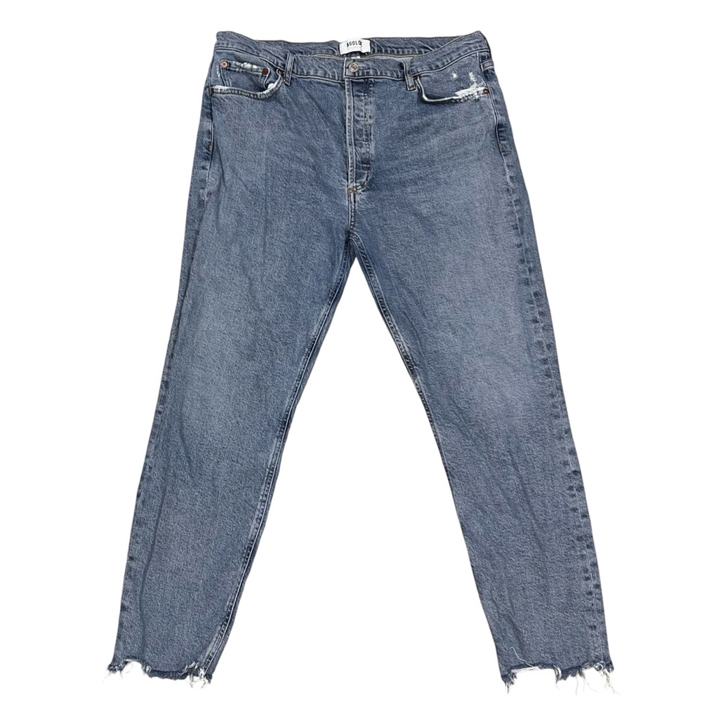 Agolde Nico High Rise Distressed Skinny Ankle Jeans Women’s size 31 - Picture 4 of 16